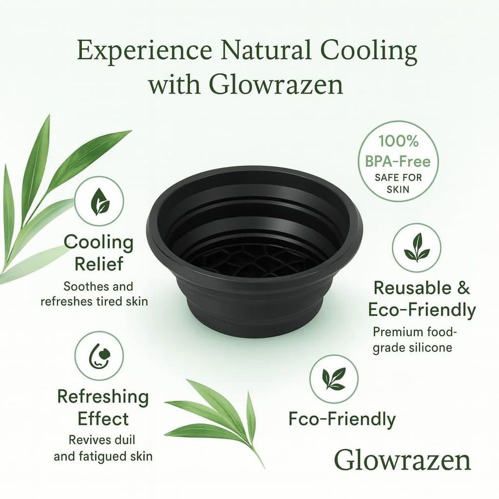 Silicone Face Ice Therapy Bowl