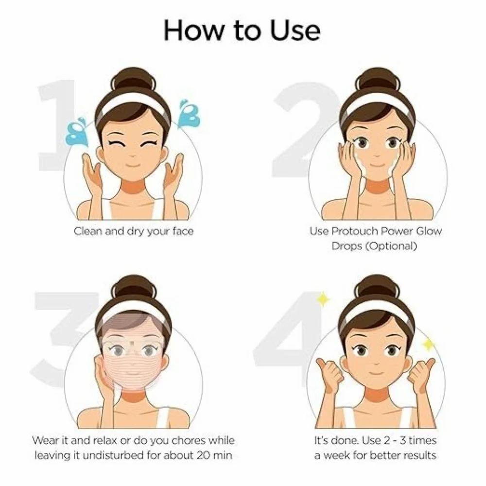 Silicone Light Pink Protouch LED Face Mask