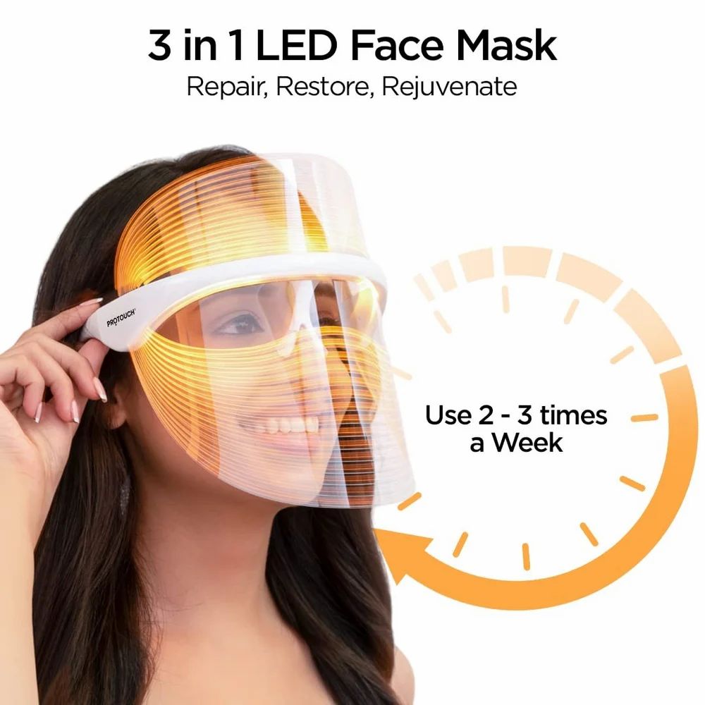 Silicone Light Pink Protouch LED Face Mask
