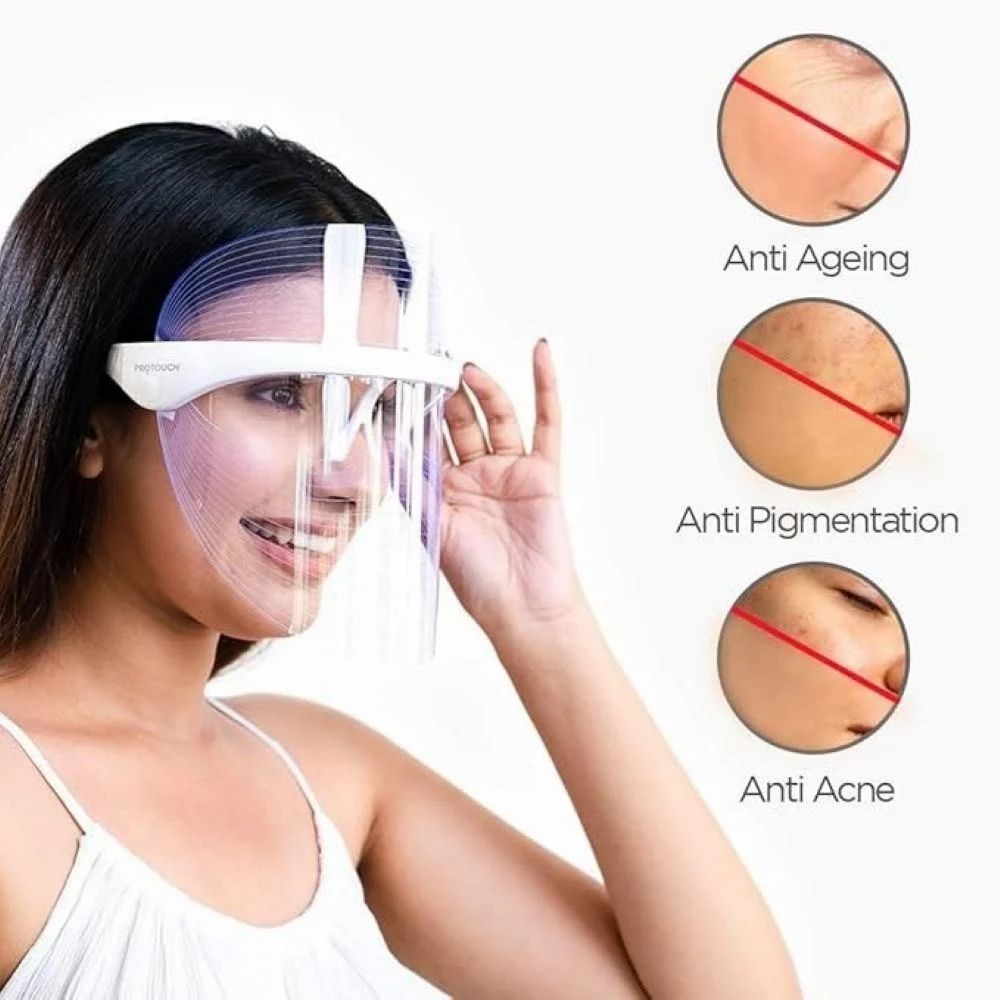 Silicone Light Pink Protouch LED Face Mask